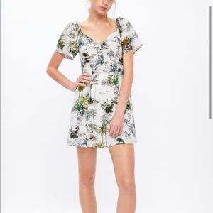 Zara tropical dress